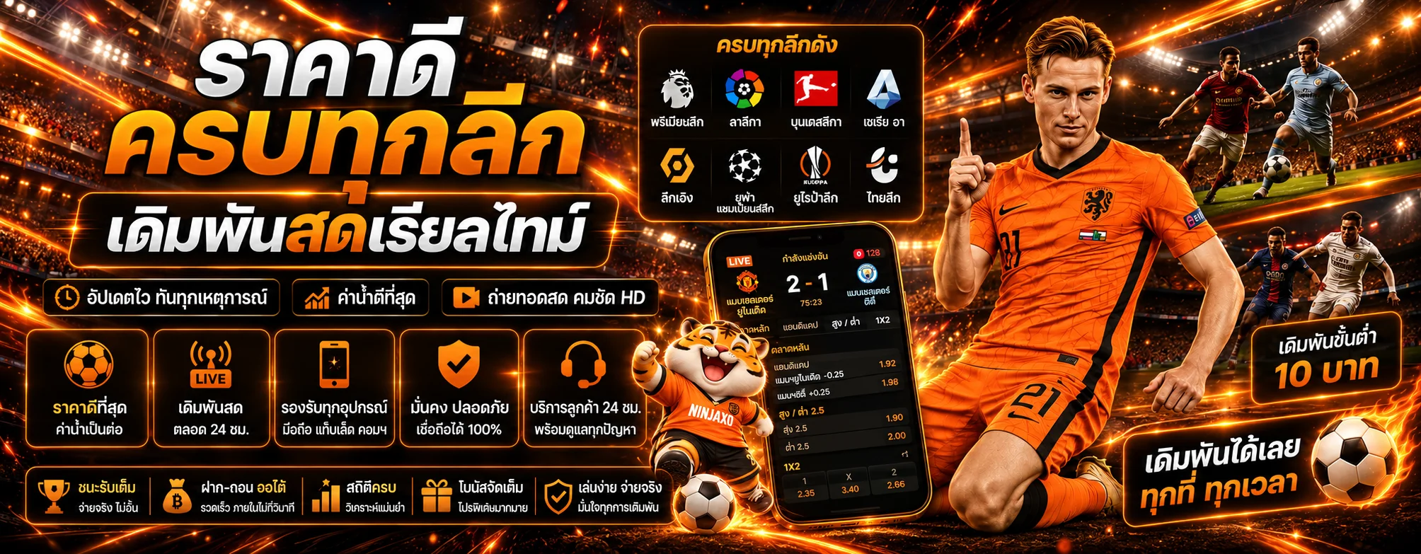 ภาพประกอบ NINJAXO กีฬา ผลบอลสดและคู่มืออ่านตลาดอย่างมีเหตุผล